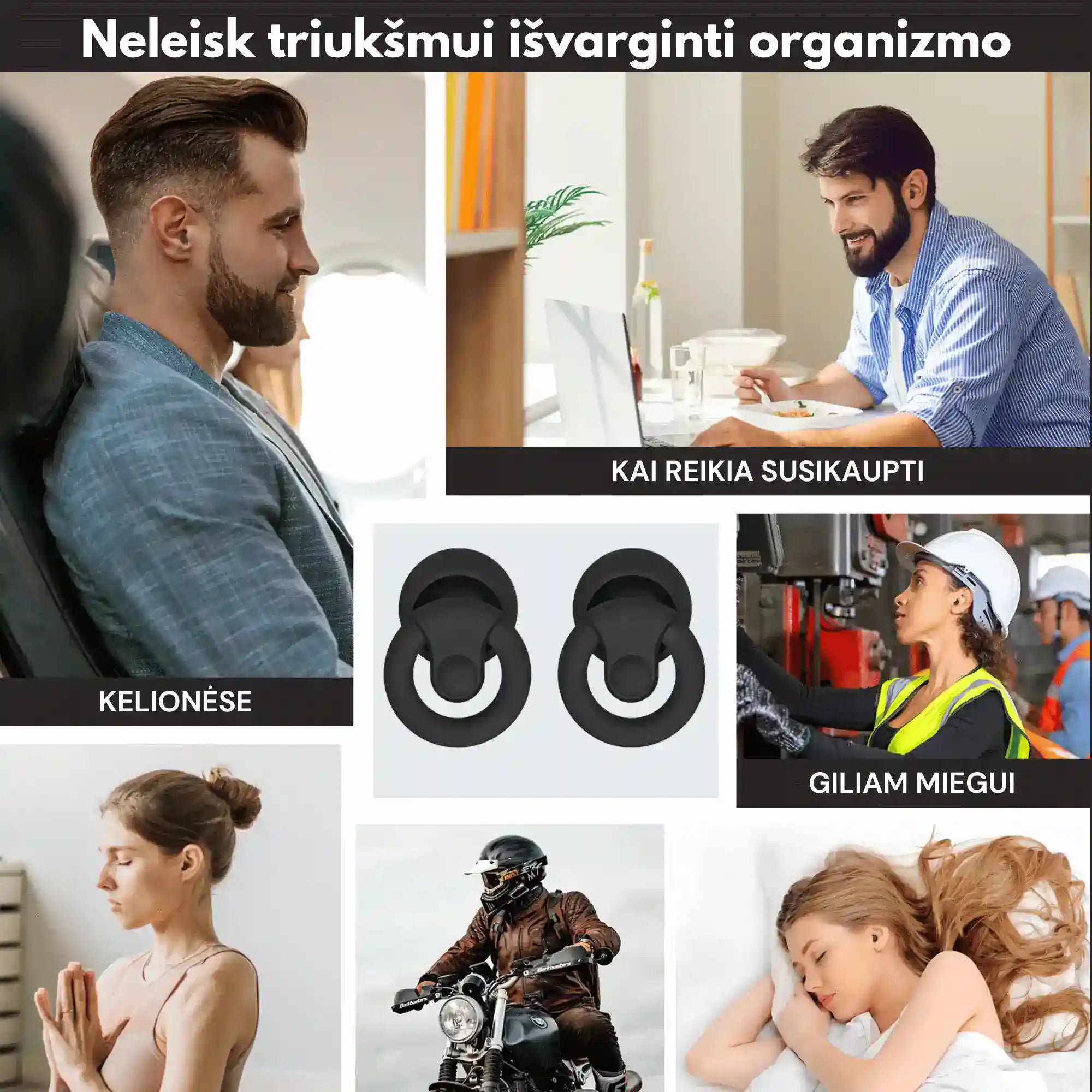 Stripz™ zatyczki do uszu redukujące hałas