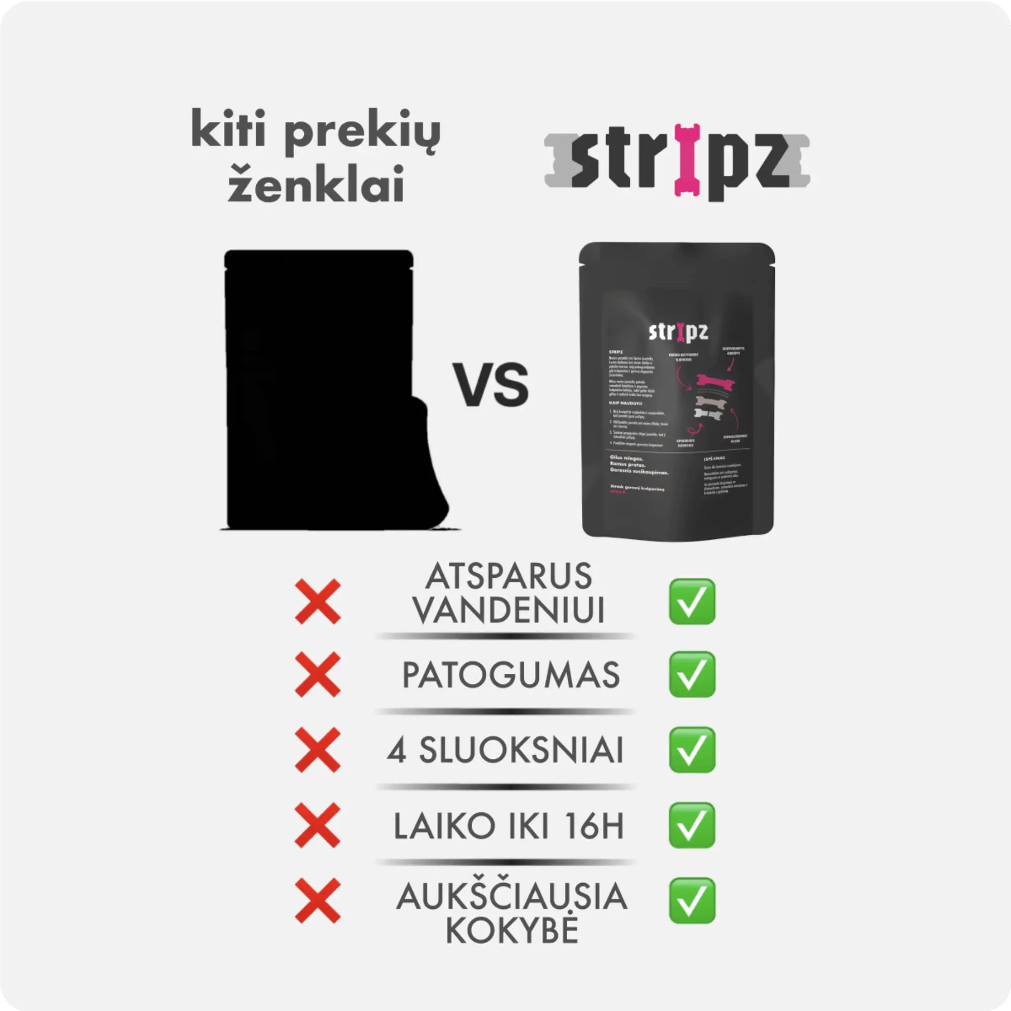 Zestaw Głębokiego Snu STRIPZ™ | Trzy w jednym – system wypoczynku