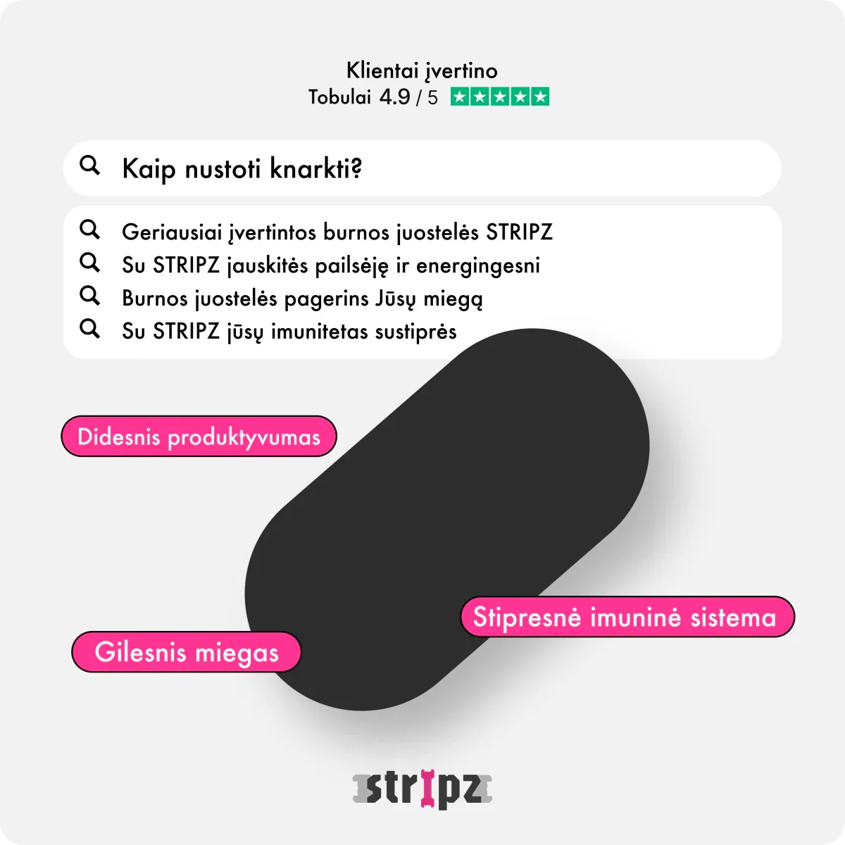 Taśmy na usta STRIPZ™ | 1 + 1 w prezencie