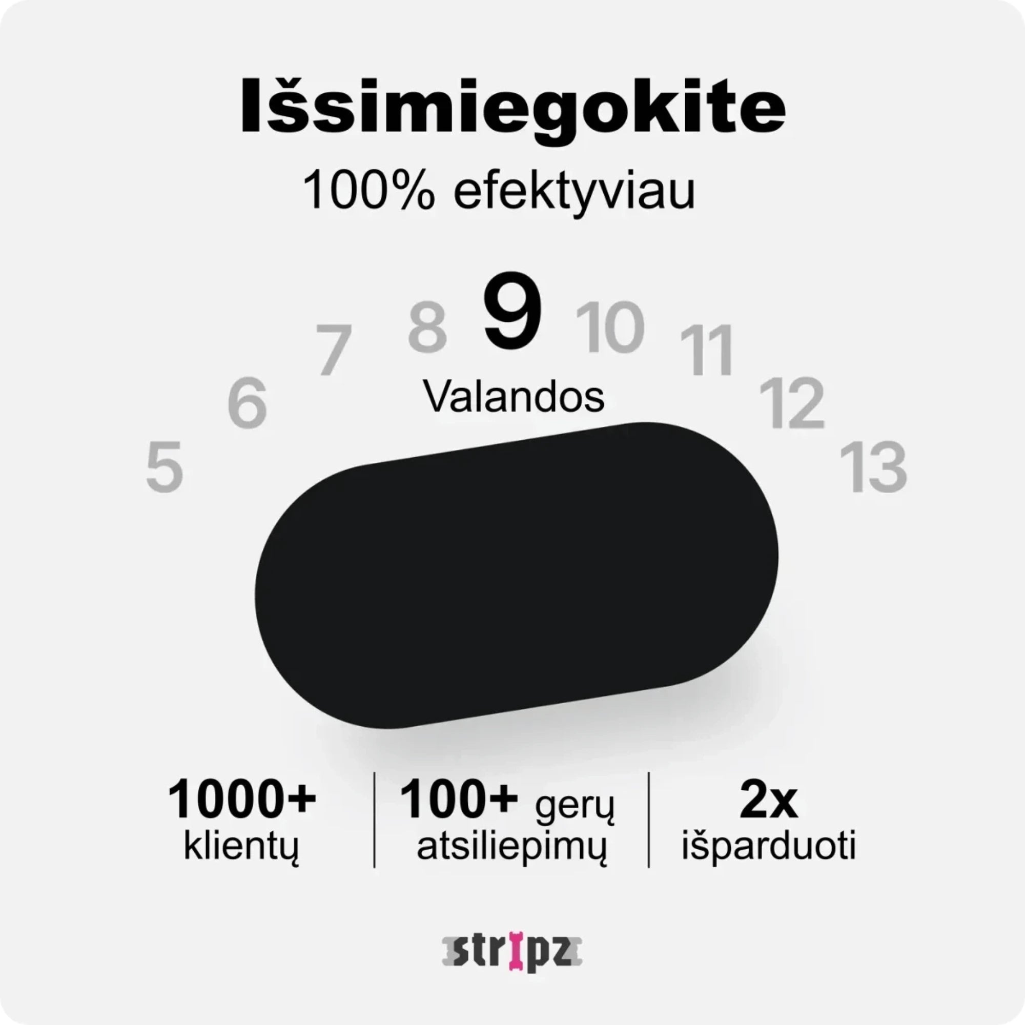 Zestaw Głębokiego Snu STRIPZ™ | Trzy w jednym – system wypoczynku